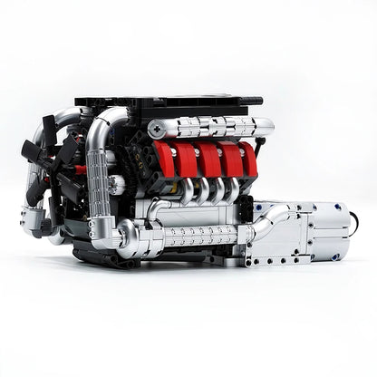 モールドキング 10203 MB 電動シミュレーションモデル V8エンジン テクニカルカー部品 ビルディングブロック