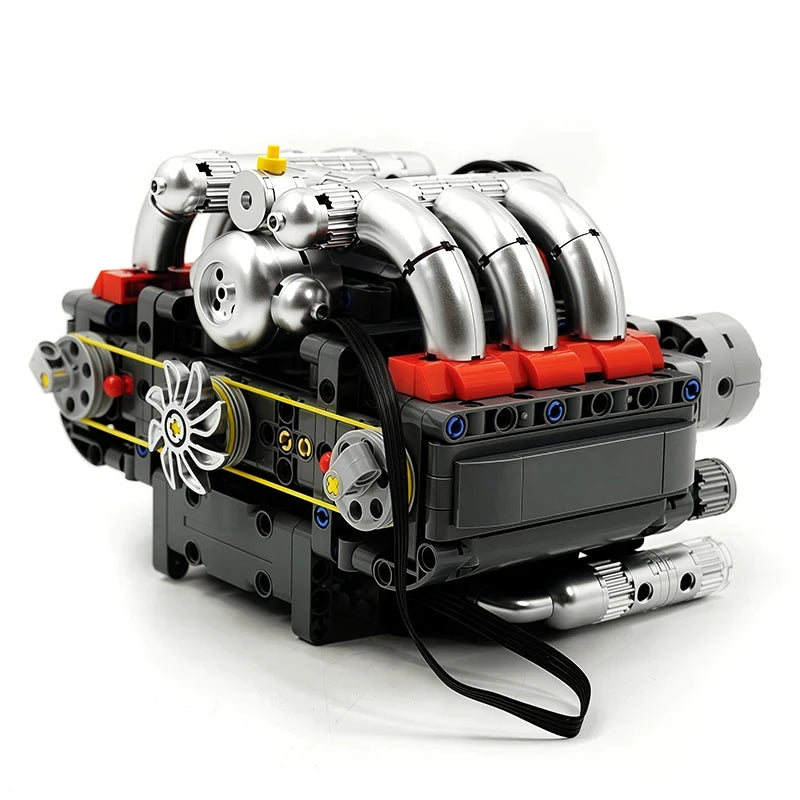Mould King 10193 ボクサーV8エンジンモデル 609ピース ビルディングブロックキットセット