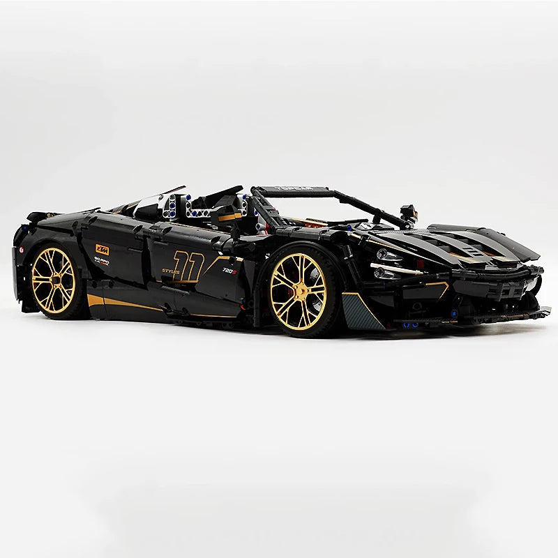 1:8 MOC スポーツレーシングカーモデル 720S モーター 10625