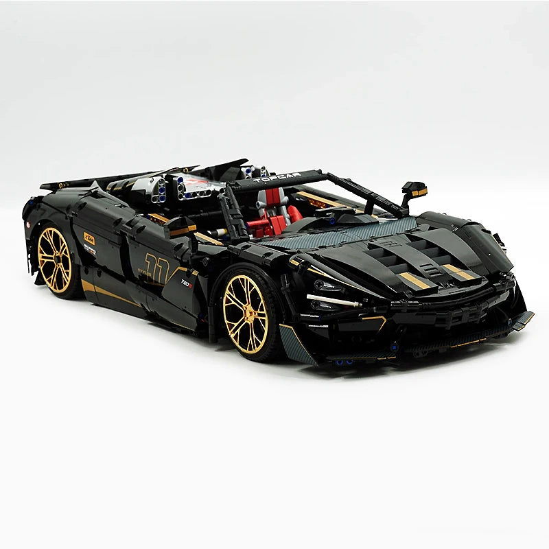 1:8 MOC スポーツレーシングカーモデル 720S モーター 10625