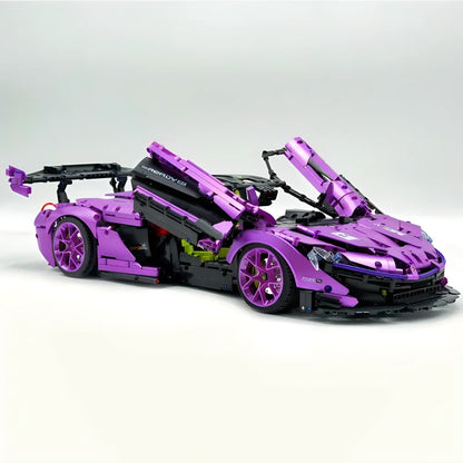 GULY 10617 テクニカルMOC P1 パープル スーパーカー ハイパーカー