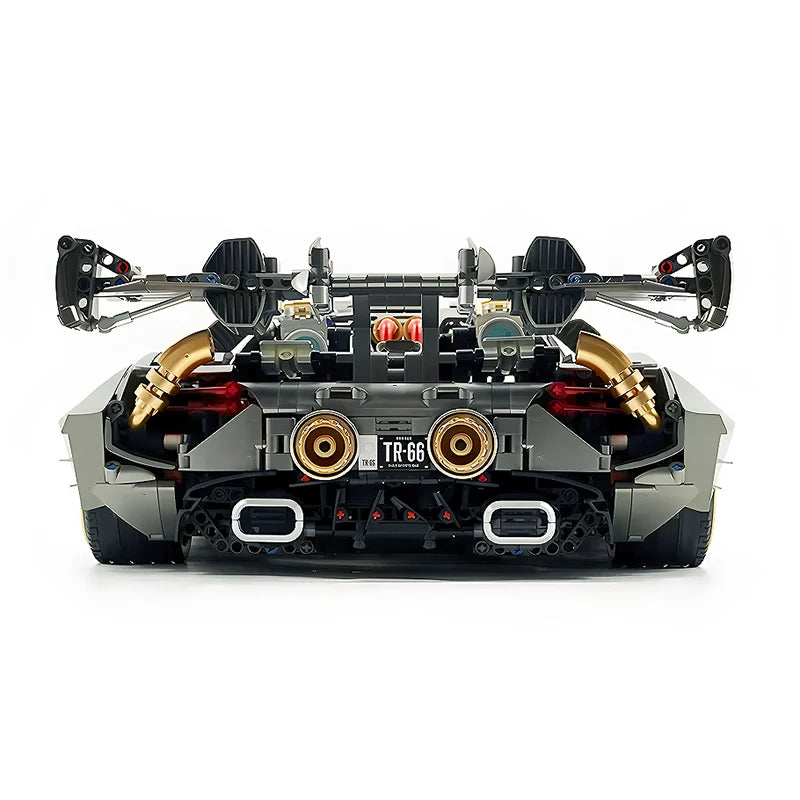 GULY 10629 1:8 RC メタリックメッキ グレー レーシングハイパーカー