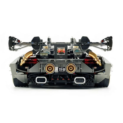 GULY 10629 1:8 RC メタリックメッキ グレー レーシングハイパーカー