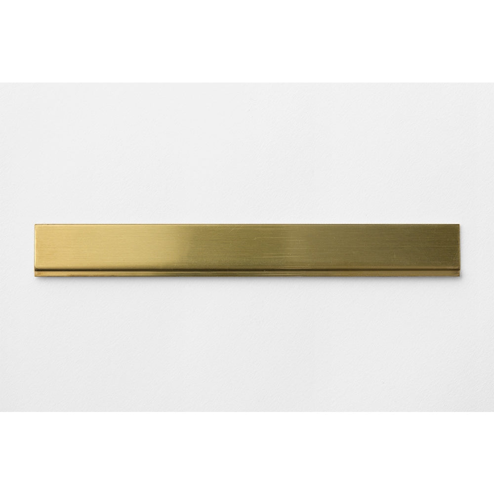 THE SOLID BRASS LINEAR TERMINAL // 16CM UNCOATED ANALOG GAUGE