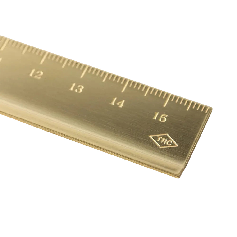THE SOLID BRASS LINEAR TERMINAL // 16CM UNCOATED ANALOG GAUGE