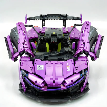 GULY 10617 テクニカルMOC P1 パープル スーパーカー ハイパーカー