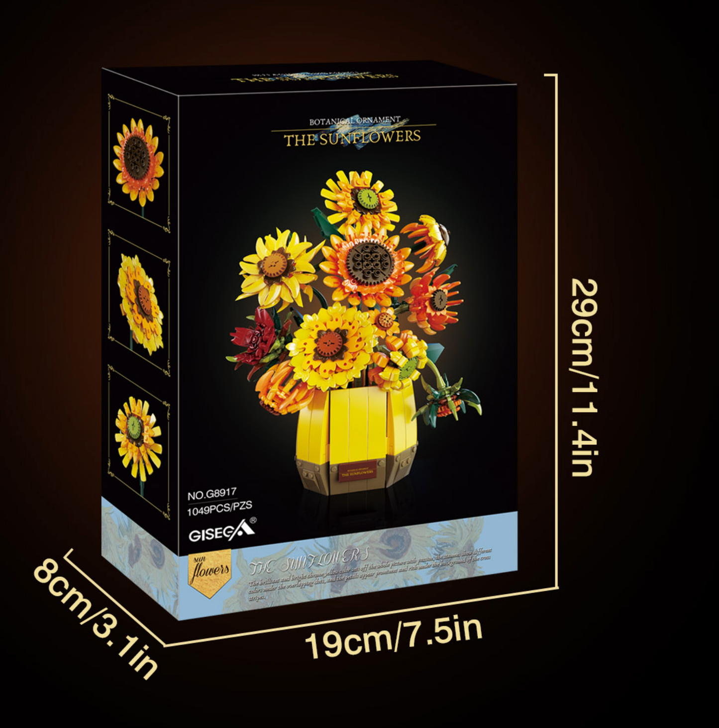 1088ピース 菊の植物 ビルディングブロックセット DIY盆栽鉢植えモデル