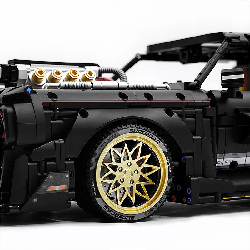 子供のためのRCレーシングビルディングブロック GULY-MOC 1:8 10637