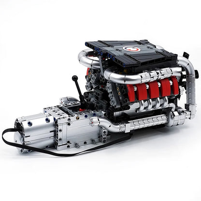 モールドキング 10203 MB 電動シミュレーションモデル V8エンジン テクニカルカー部品 ビルディングブロック