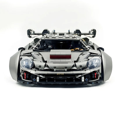 GULY 10629 1:8 RC メタリックメッキ グレー レーシングハイパーカー