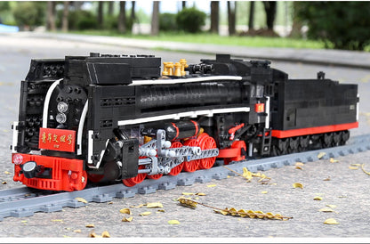 MOULD KING 12003 テクニカルRC列車 蒸気機関車 都市鉄道ビルディングブロック