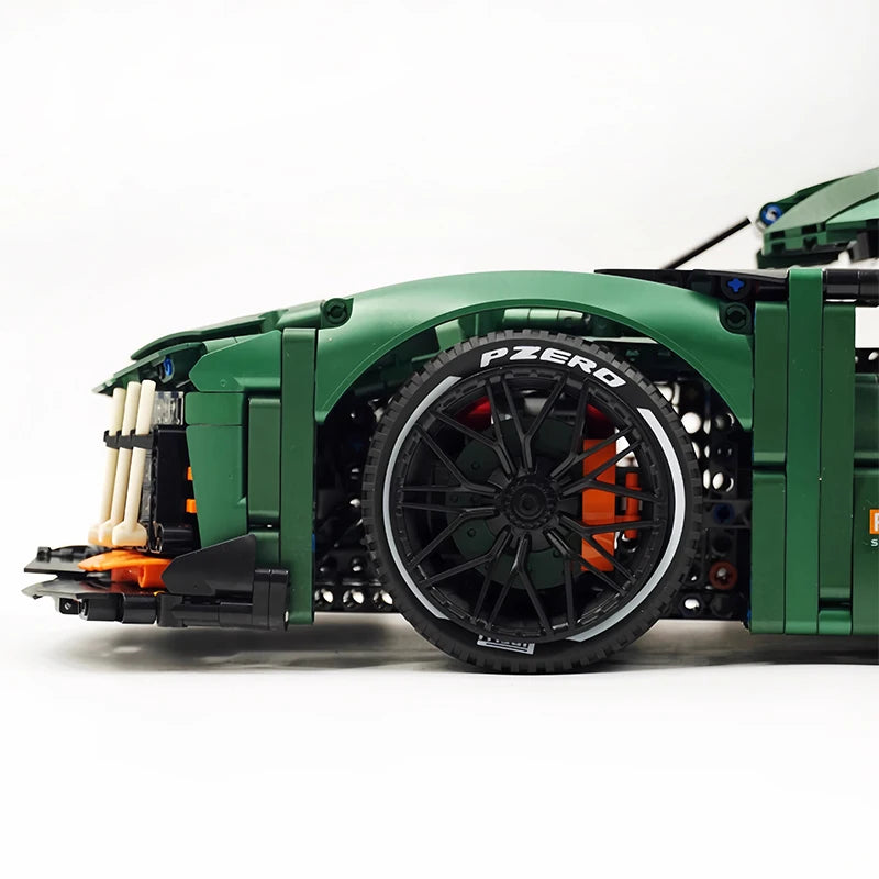 MOC 10616 スーパースポーツカー 9X8 モデル テクニカルカー 1:8