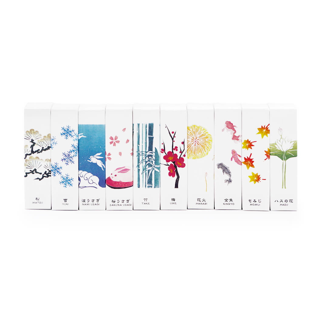 Kousaido HANGA Incense – Japanese Seasons Gift Set