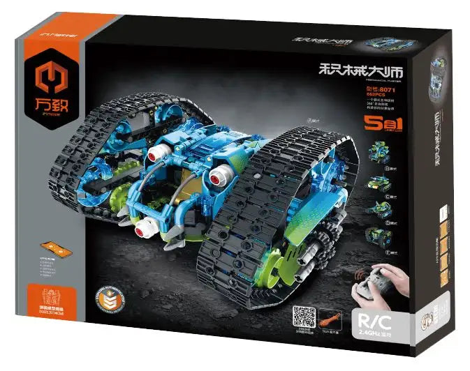 NO. 8071 | 5-IN-1 STEAM SMART KINETIC STUNT ARCHIVE (692 PCS)