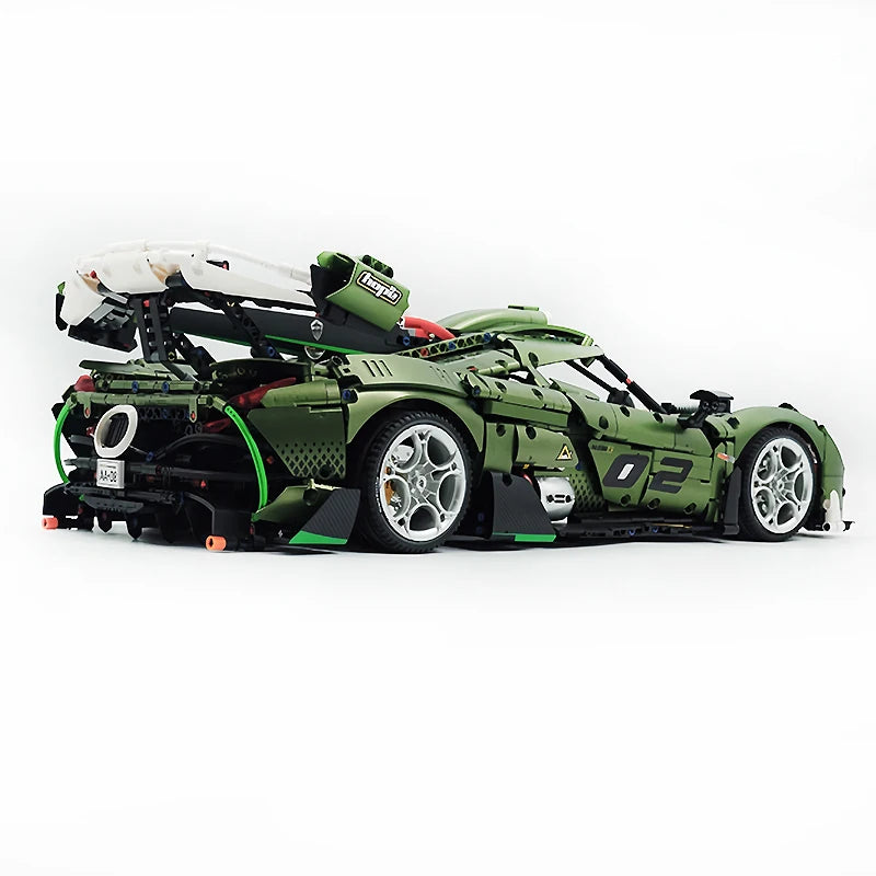 スーパーカー KenSaige 1:8 スケールモデルビルディングブロック