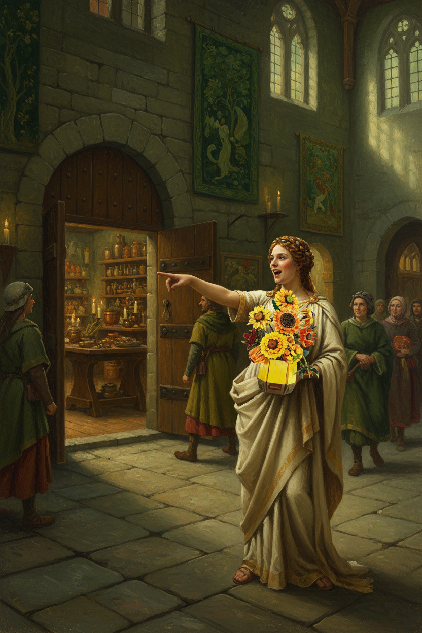 罗马风格油画 - 女性推荐积木花卉