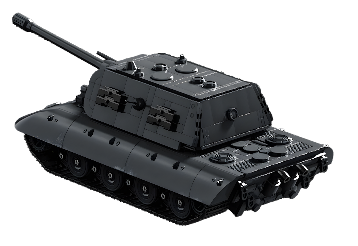 E-100 Heavy Tank (Maus Turret Ver.) | 1:28 Scale Precision Assembly Kit