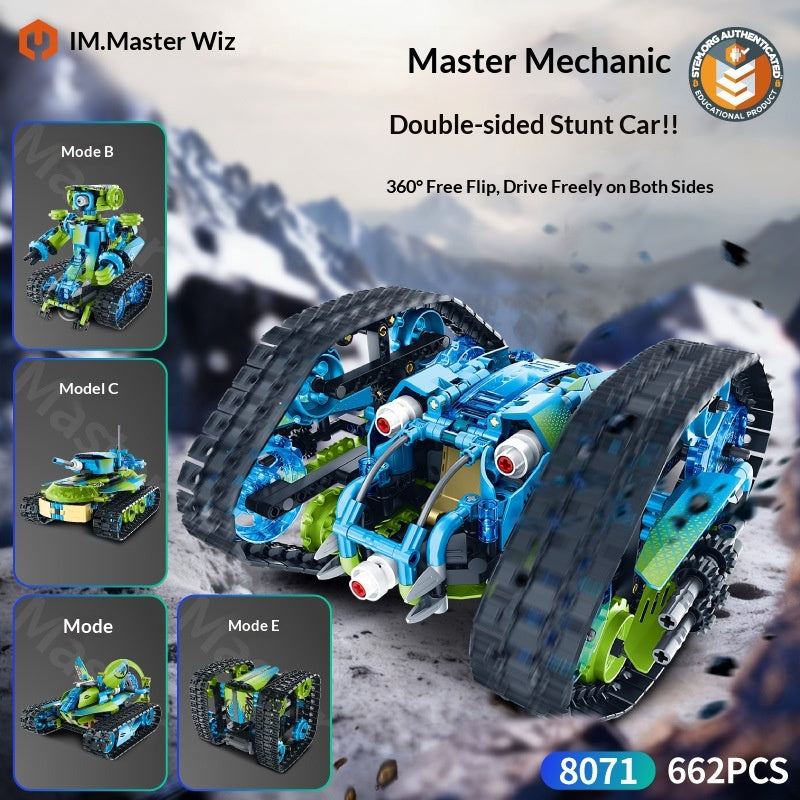 NO. 8071 | 5-IN-1 STEAM SMART KINETIC STUNT ARCHIVE (692 PCS)
