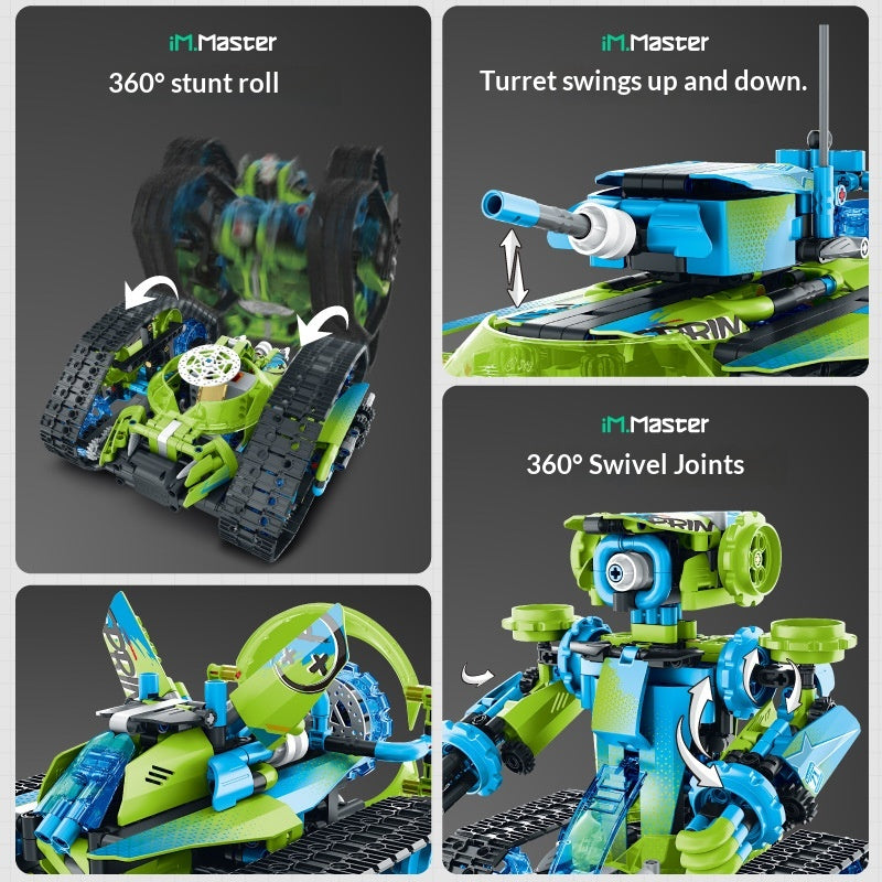 NO. 8071 | 5-IN-1 STEAM SMART KINETIC STUNT ARCHIVE (692 PCS)