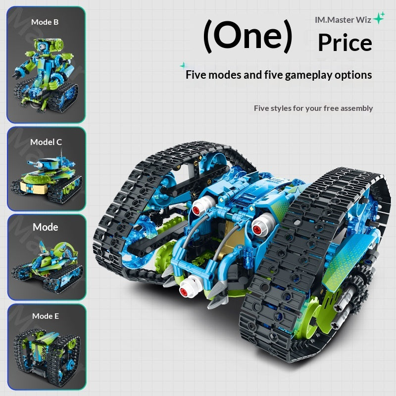 NO. 8071 | 5-IN-1 STEAM SMART KINETIC STUNT ARCHIVE (692 PCS)