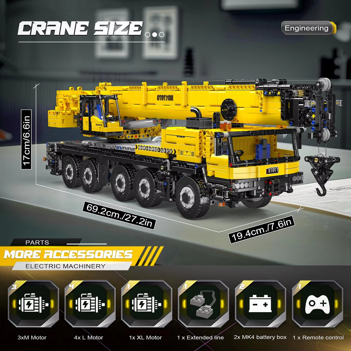 NO. 17073 | LTM 1110 MOBILE PRECISION CRANE ARCHIVE (3218 PCS)