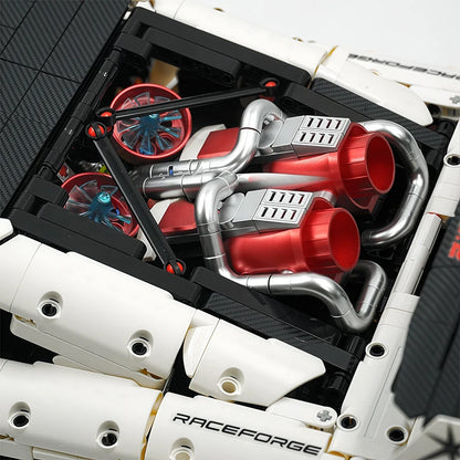 1:8 GT-Rスーパーカービルディングブロック MOC GULY 10630
