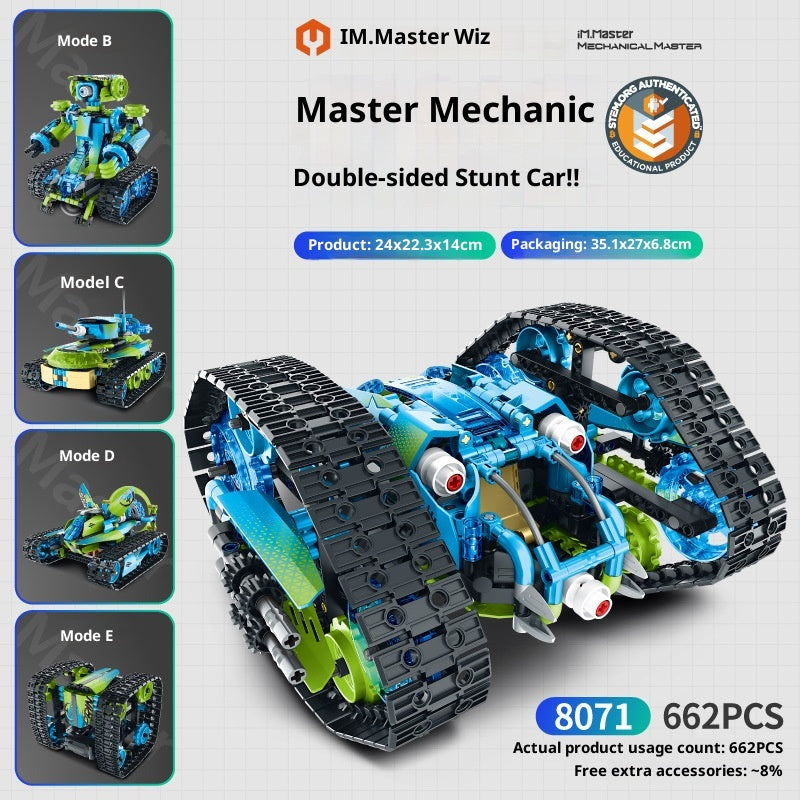 NO. 8071 | 5-IN-1 STEAM SMART KINETIC STUNT ARCHIVE (692 PCS)