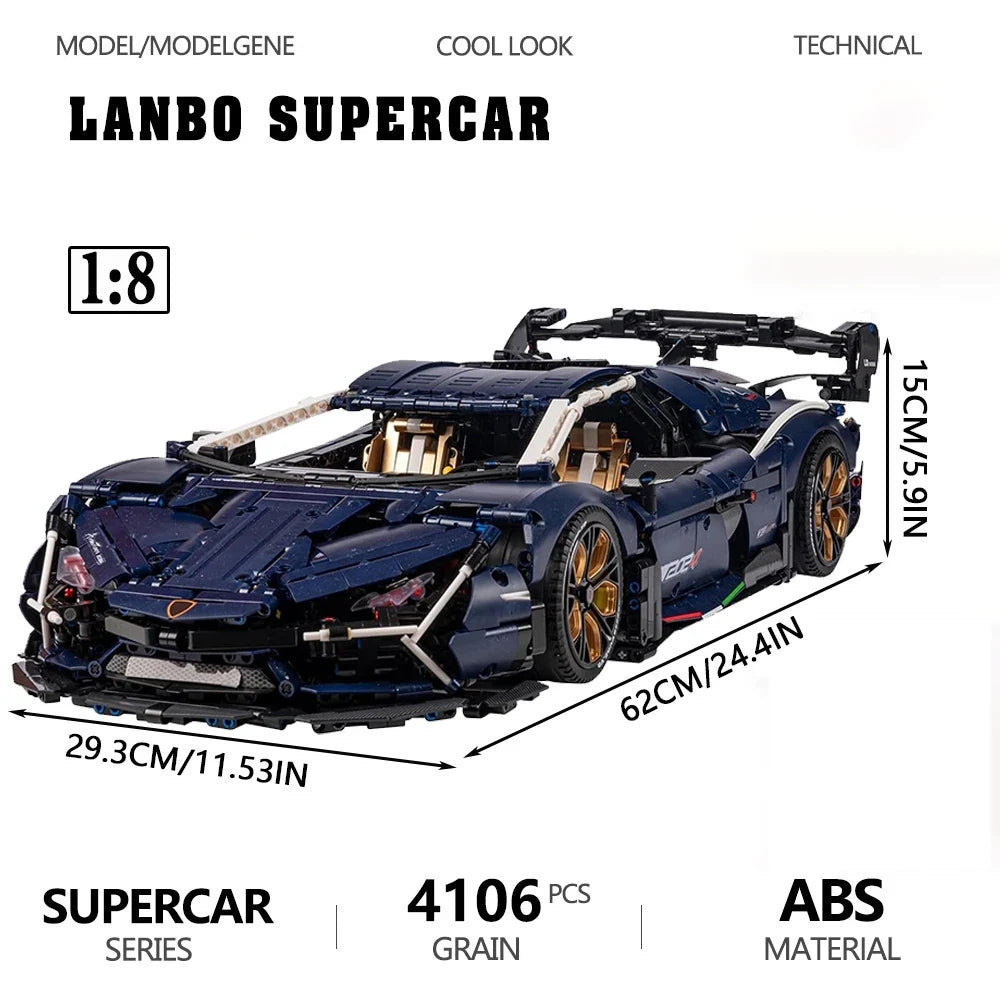 GULY 10624 テクニカルスーパースポーツカービルディングブロック