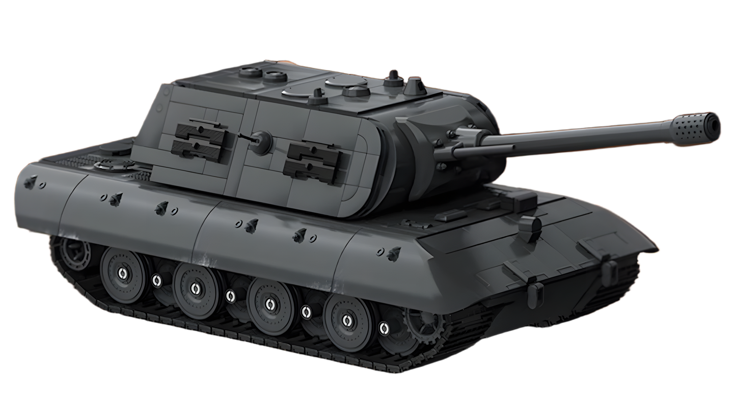 E-100 Heavy Tank (Maus Turret Ver.) | 1:28 Scale Precision Assembly Kit