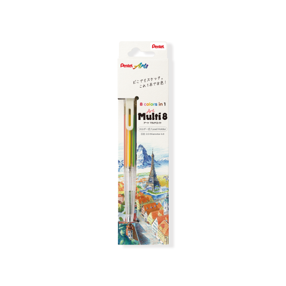 Pentel Art Multi8 Lead Holder Set (XPH804ST)