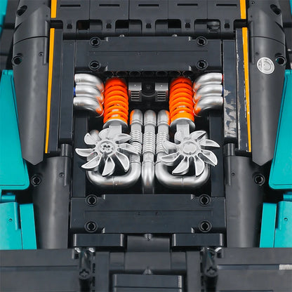 10647 3794個 MOC テクニカル 1:8 RC レーシングビルディングブロック