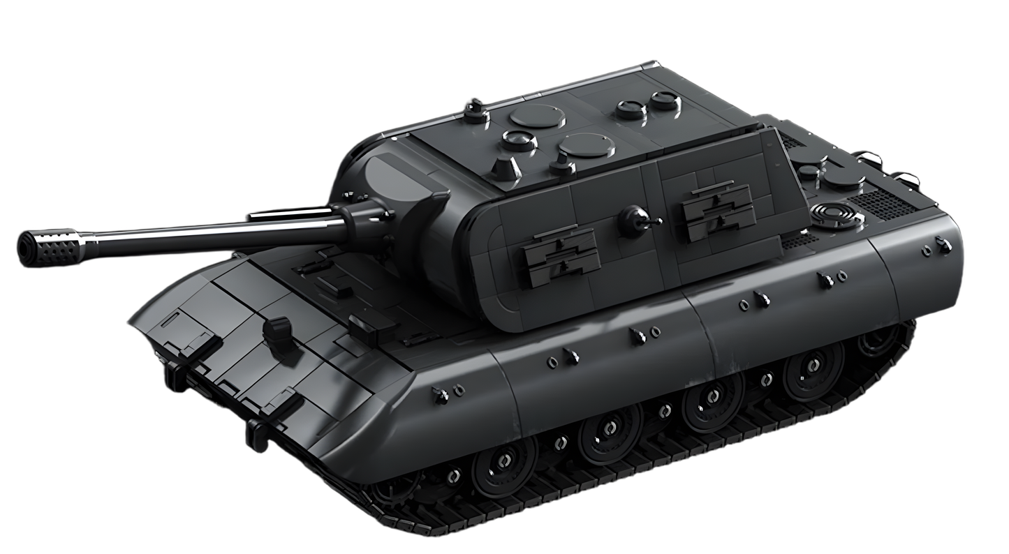 E-100 Heavy Tank (Maus Turret Ver.) | 1:28 Scale Precision Assembly Kit