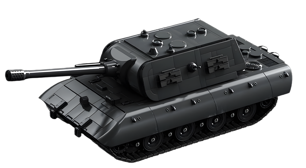 E-100 Heavy Tank (Maus Turret Ver.) | 1:28 Scale Precision Assembly Kit