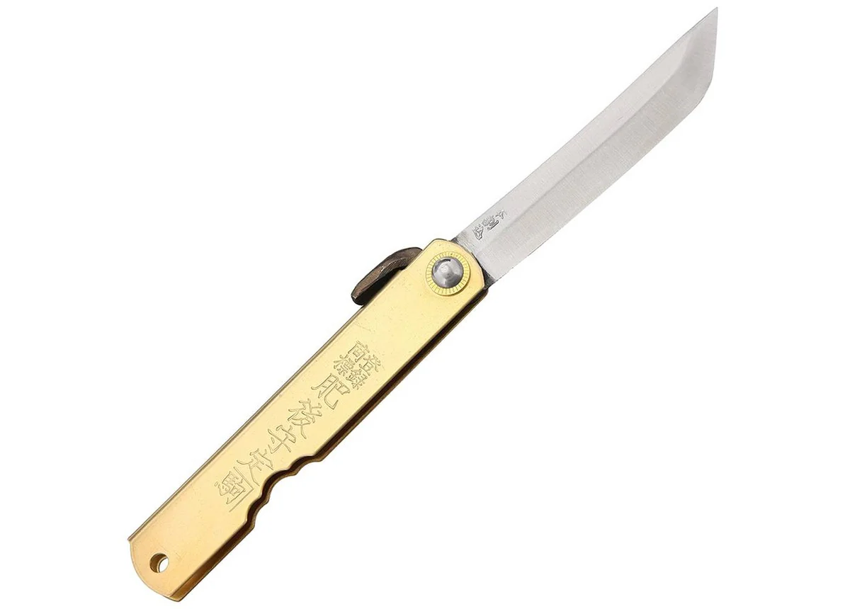 HIGONOKAMI WHITE PAPER STEEL SWORD BLADE BRASS L