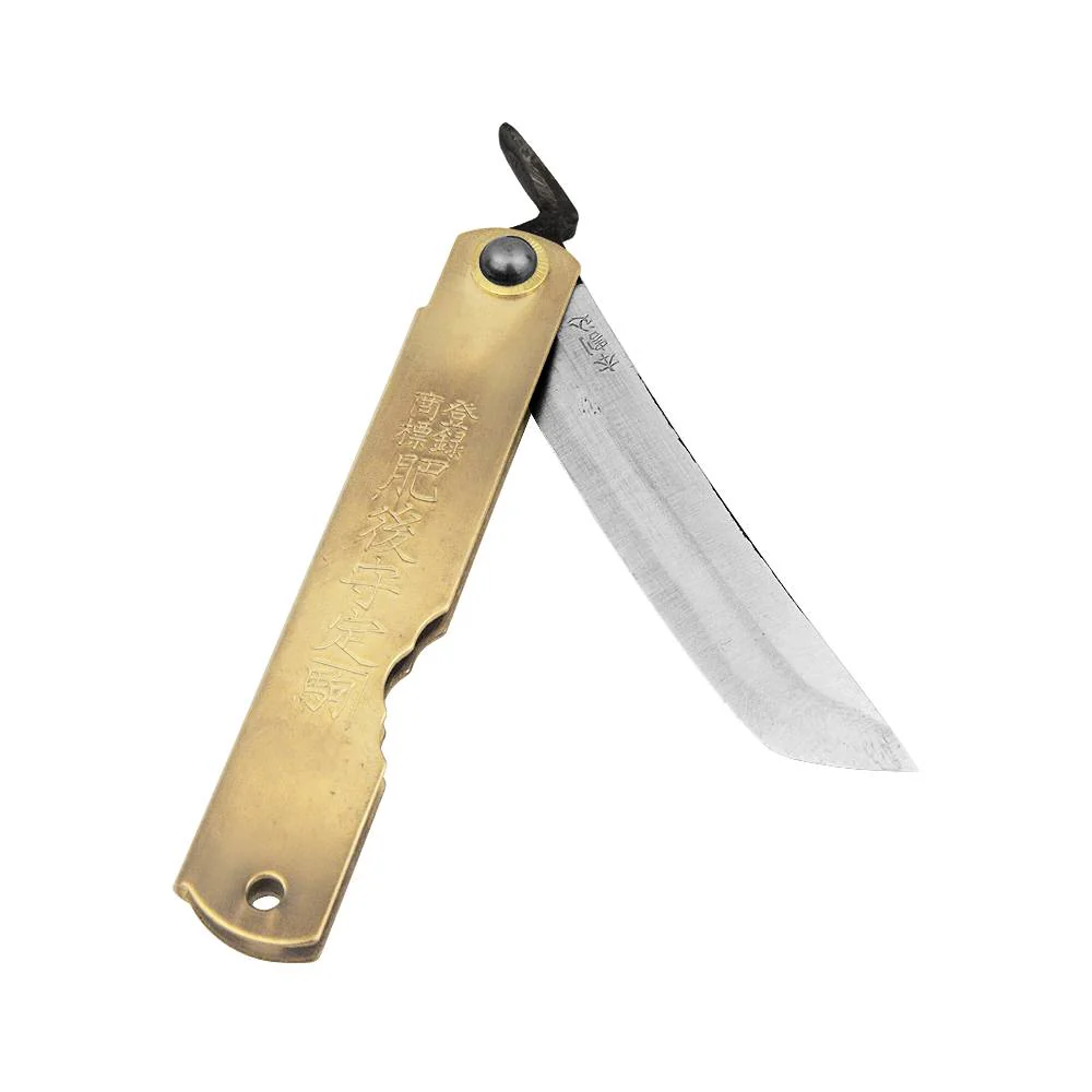 HIGONOKAMI WHITE PAPER STEEL SWORD BLADE BRASS L