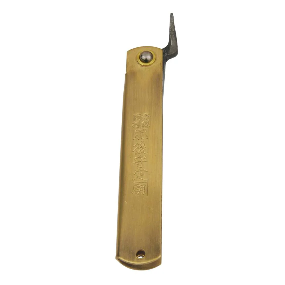 HIGONOKAMI BLUE PAPER STEEL BAMBOO TIGER BRASS XL