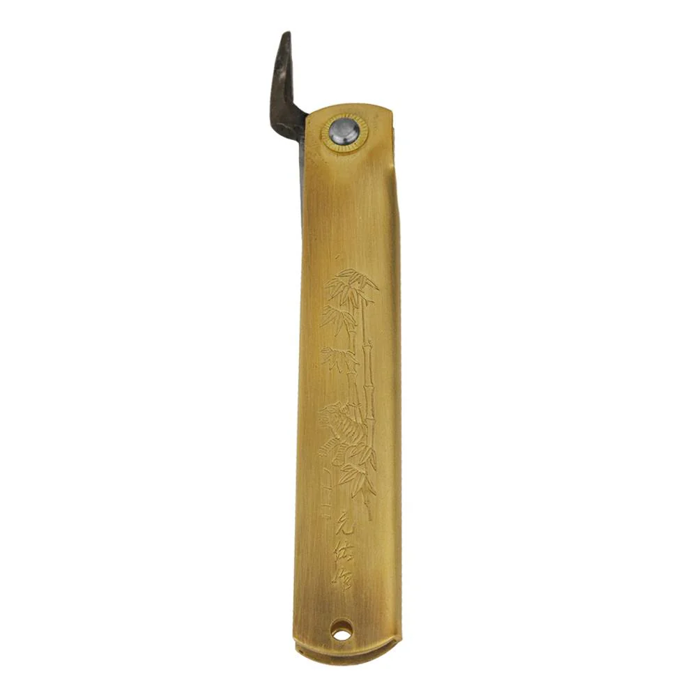 HIGONOKAMI BLUE PAPER STEEL BAMBOO TIGER BRASS XL