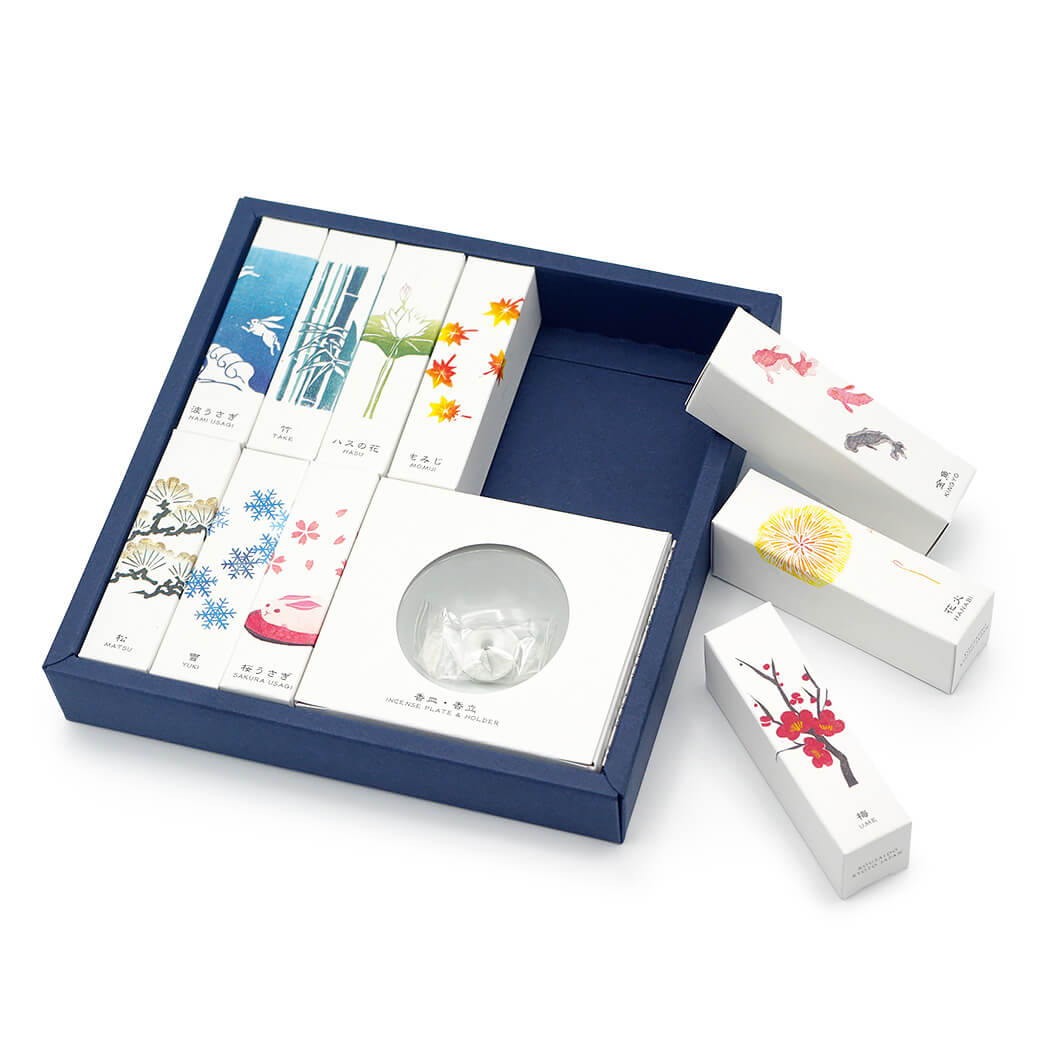 Kousaido HANGA Incense – Japanese Seasons Gift Set