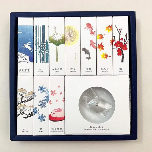 Kousaido HANGA Incense – Japanese Seasons Gift Set