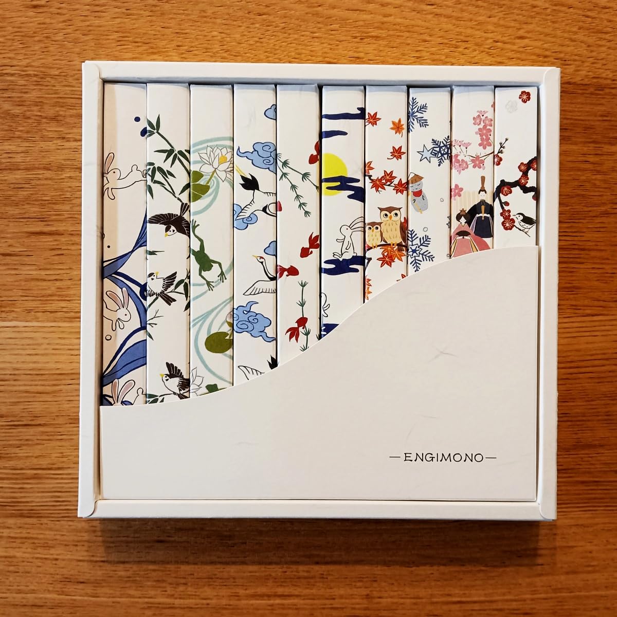Kousaido ENGIMONO – Japanese Incense Gift Set with 10 Fragrances