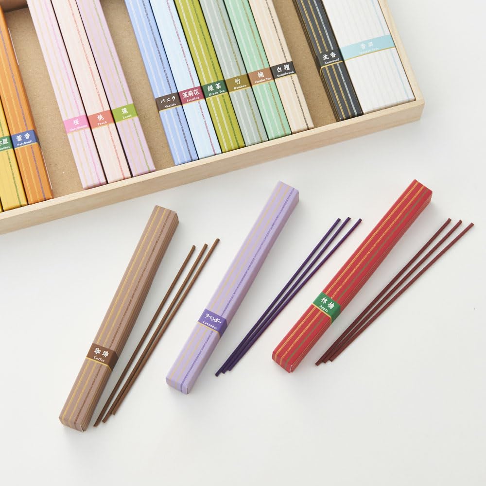 Kousaido Hyakuraku – 17 Fragrance Japanese Incense Gift Set