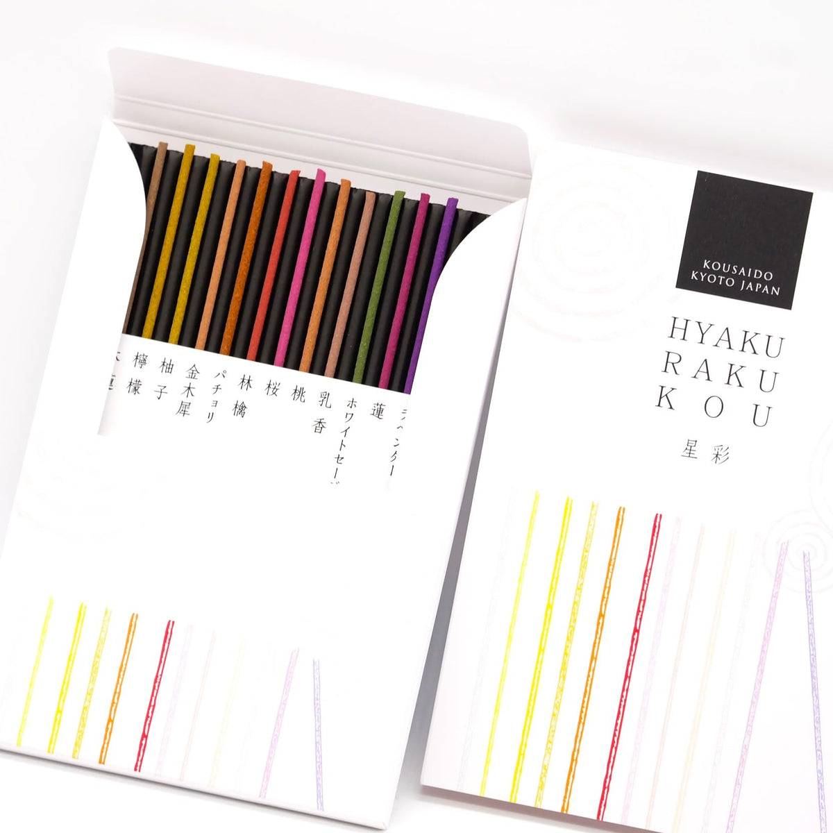 Kousaido Hyakuraku – 12 Fragrance Japanese Incense Discovery Set