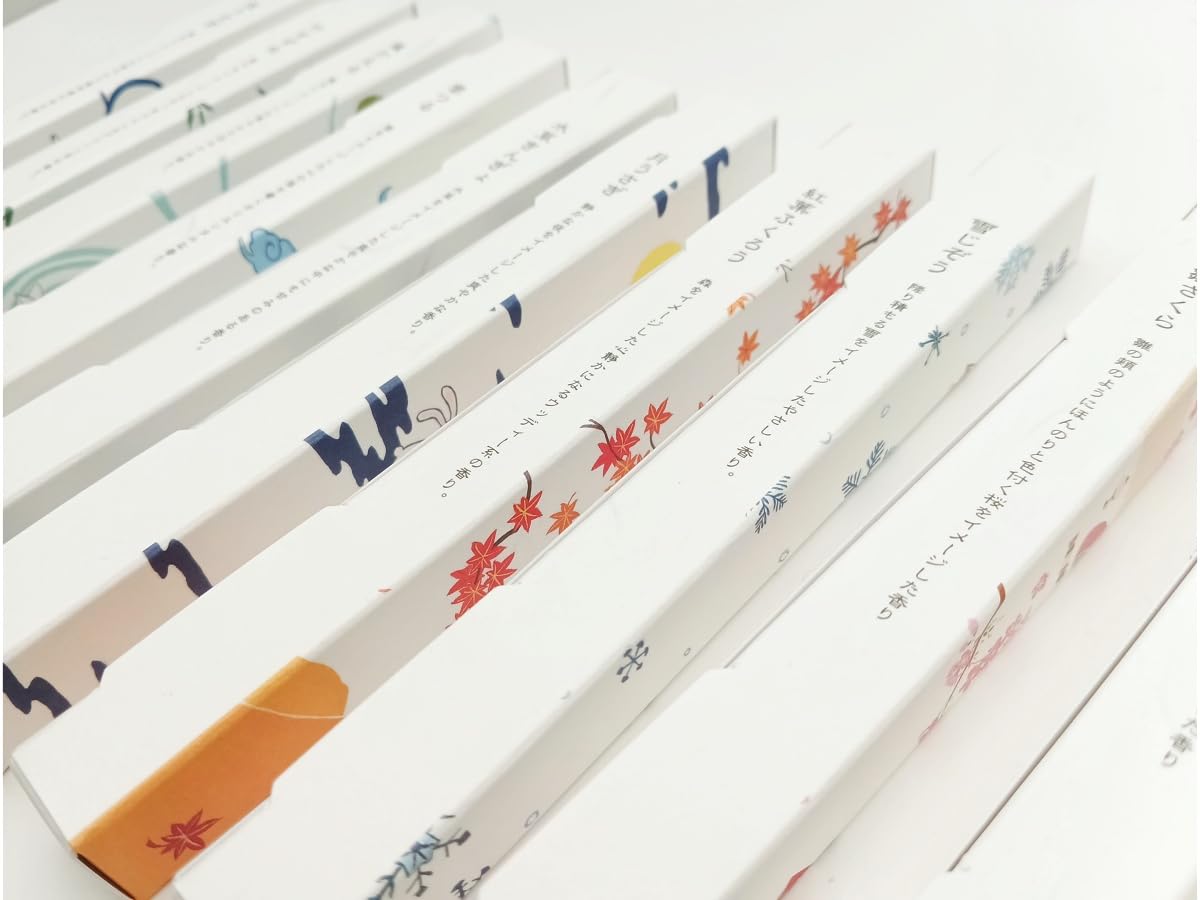 Kousaido ENGIMONO – Japanese Incense Gift Set with 10 Fragrances