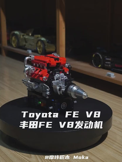 Mould King 10193 ボクサーV8エンジンモデル 609ピース ビルディングブロックキットセット